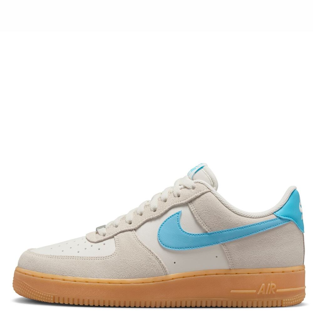 USED Nike Air Force 1 '07 LV8 Men's Shoes ,Phantom/Gum Yellow/ White-Size 12